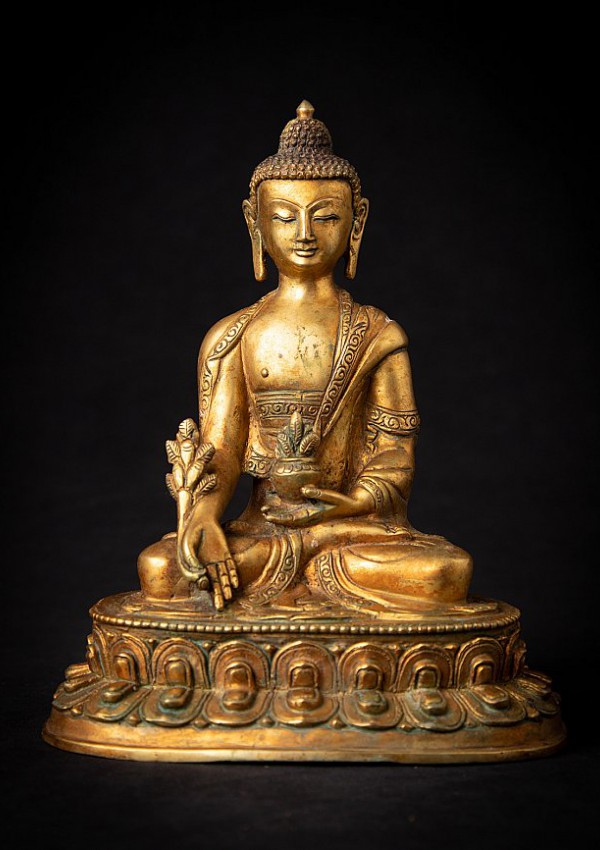 Old bronze Nepali Medicine Buddha