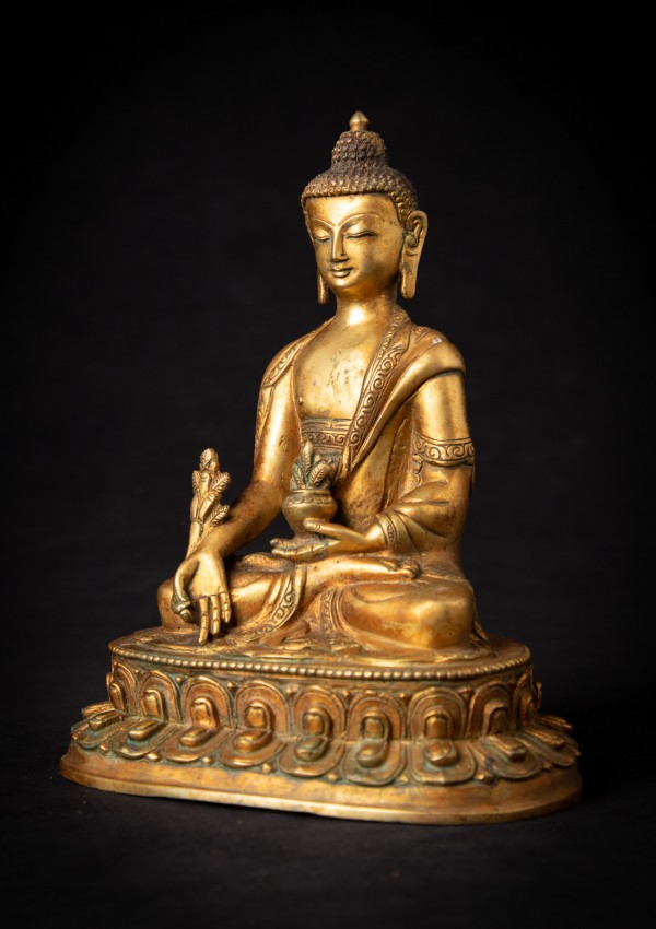 Old bronze Nepali Medicine Buddha