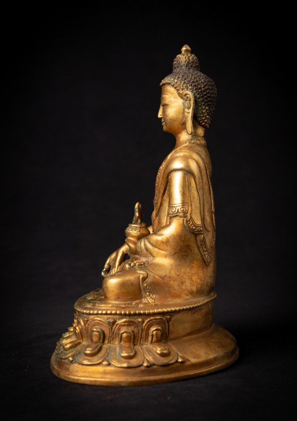 Old bronze Nepali Medicine Buddha