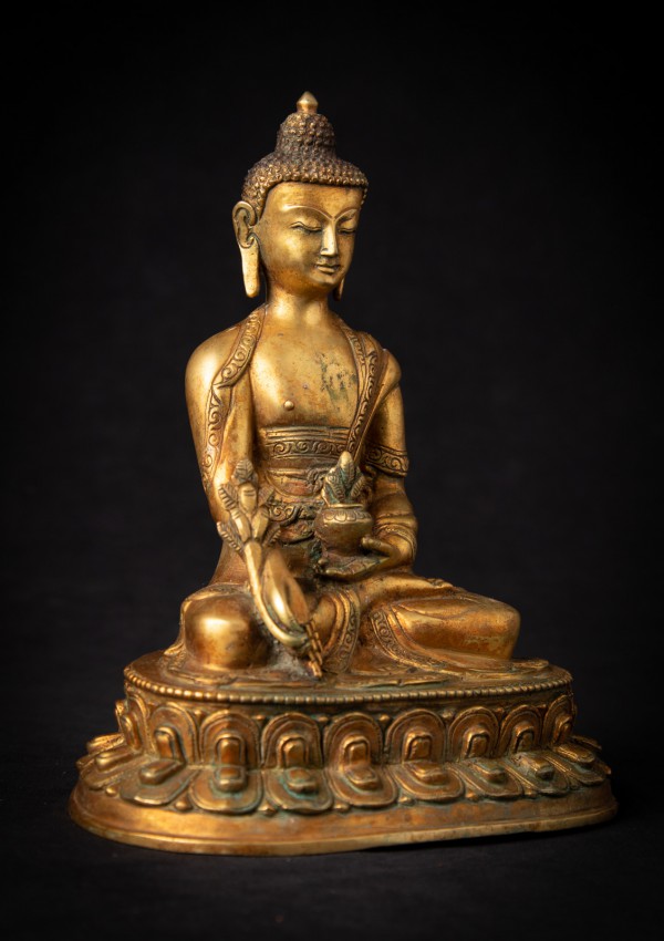 Old bronze Nepali Medicine Buddha