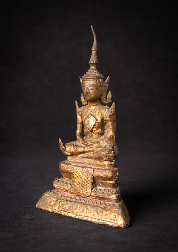 Antique bronze Thai Rattanakosin Buddha