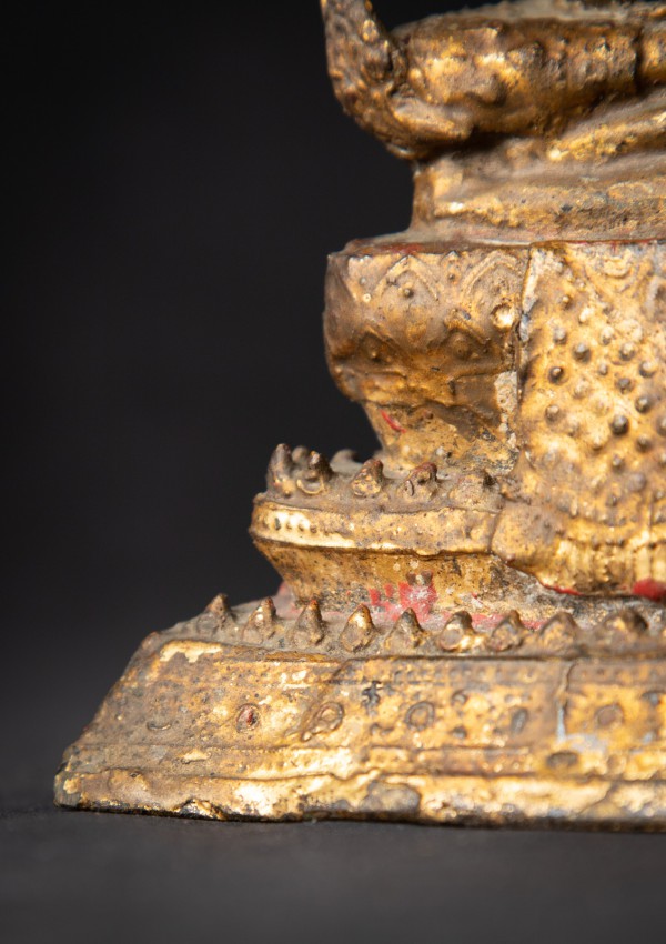 Antique bronze Thai Rattanakosin Buddha