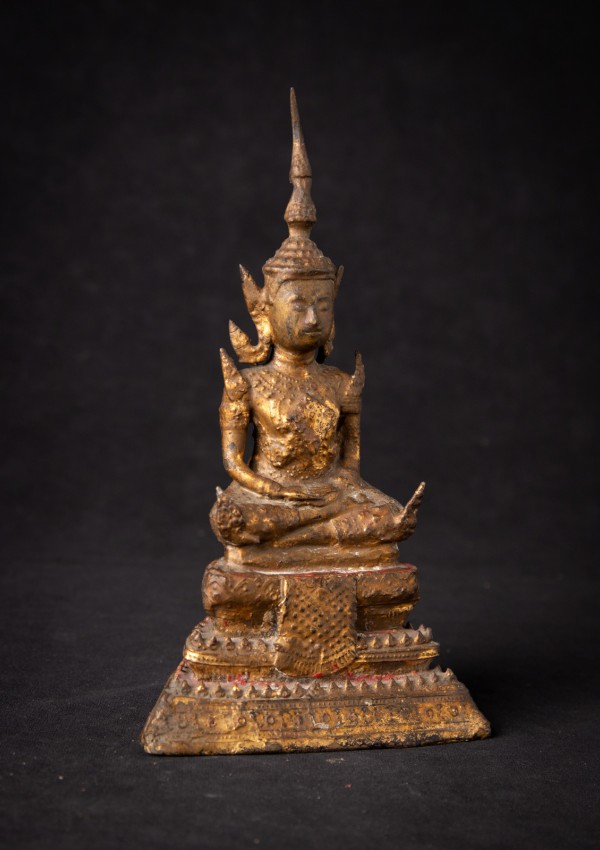 Antique bronze Thai Rattanakosin Buddha