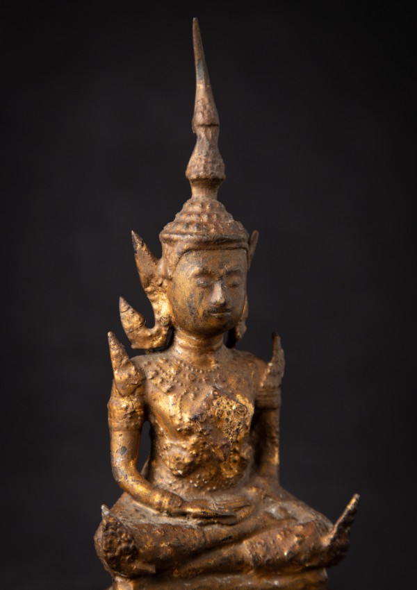 Antique bronze Thai Rattanakosin Buddha