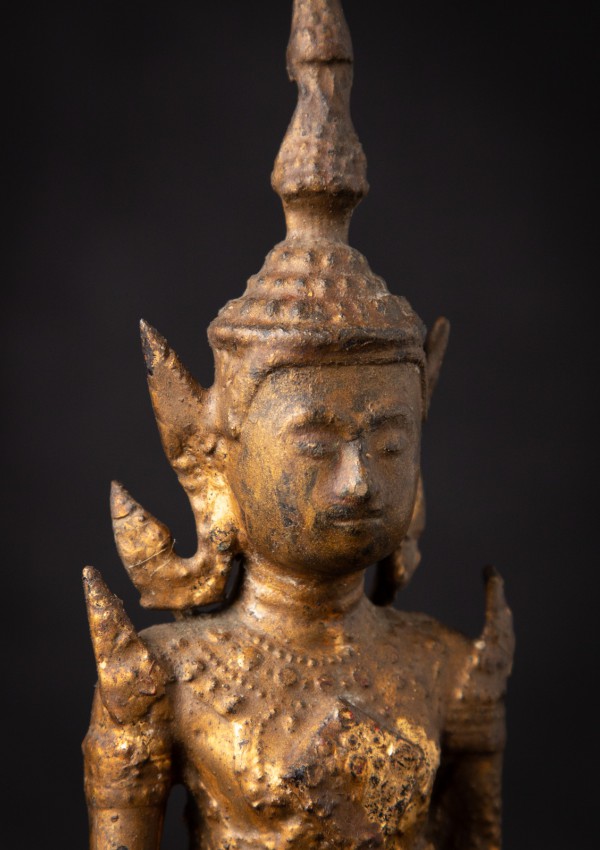 Antique bronze Thai Rattanakosin Buddha
