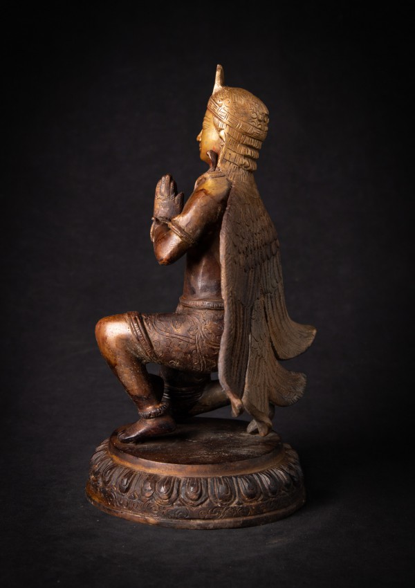 Old bronze Nepali Garuda statue